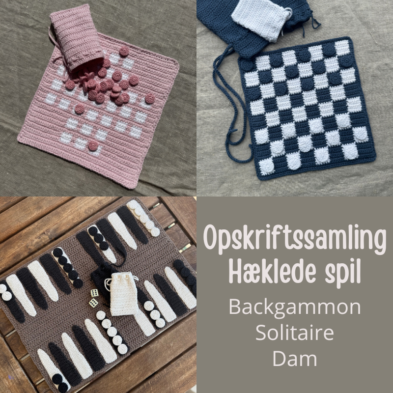 Opskriftssamling: 3 hæklede spil