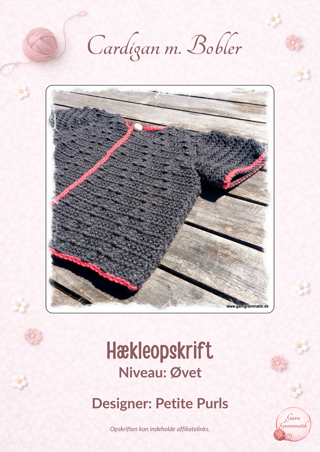 Cardigan med bobler (6-24 mdr.)