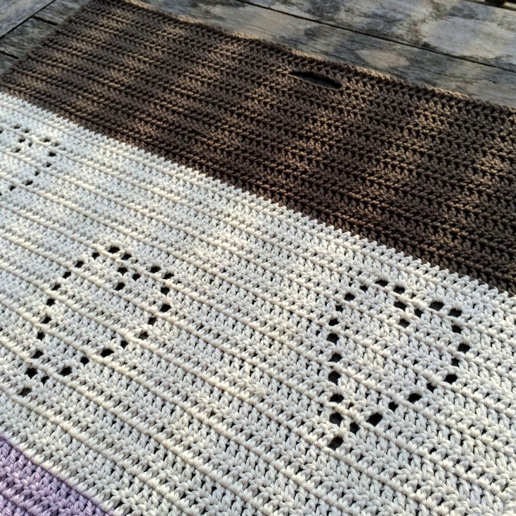 Håndklæde med skrift og hjerter (KØKKEN)