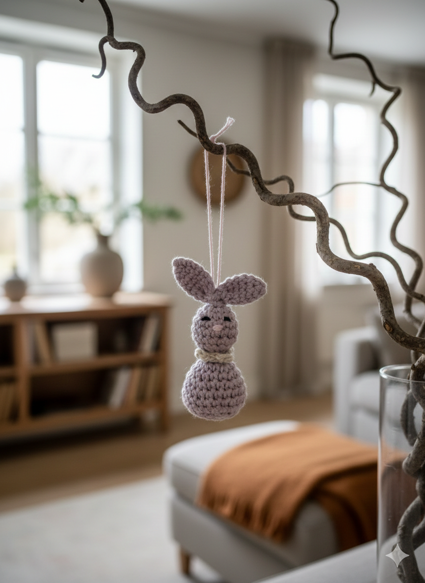 Påskekanin – miniophæng