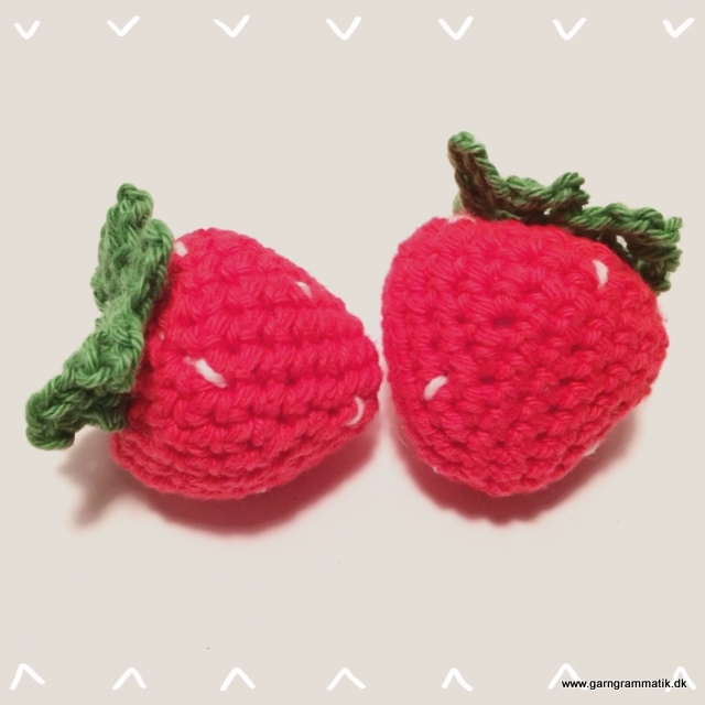 Kagestykke med jordbær