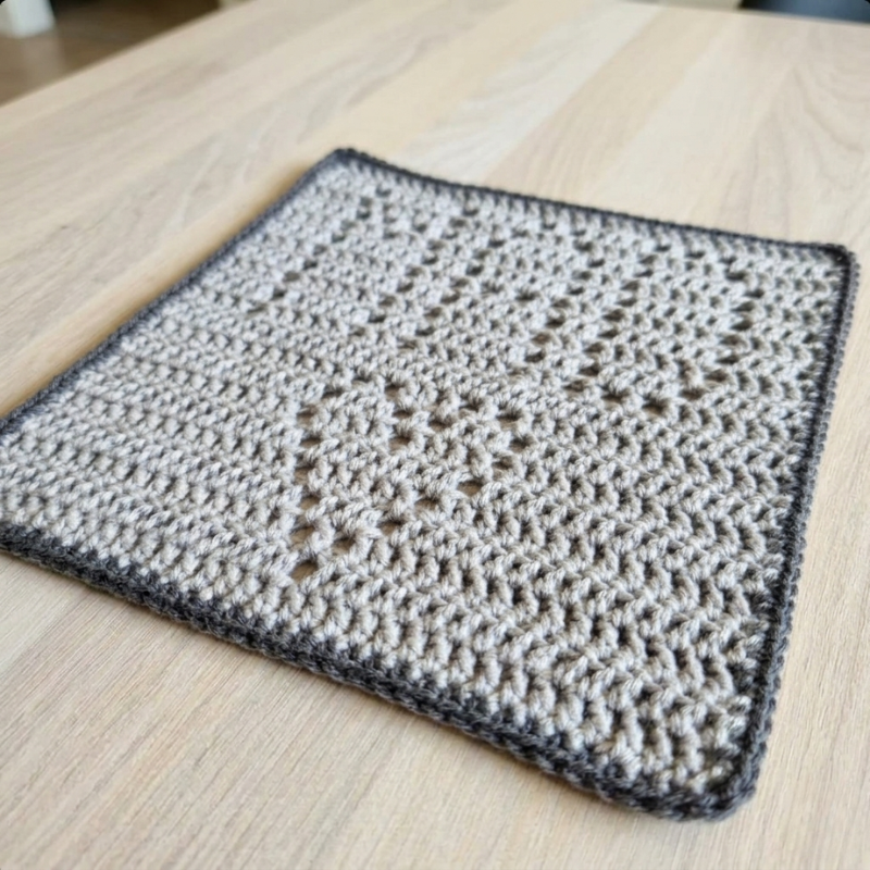 Karklud med skrift og hjerte (MAD)