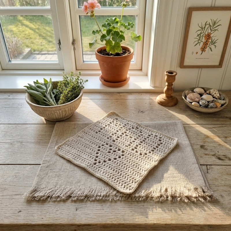 Karklud med skrift og hjerte (MAD)