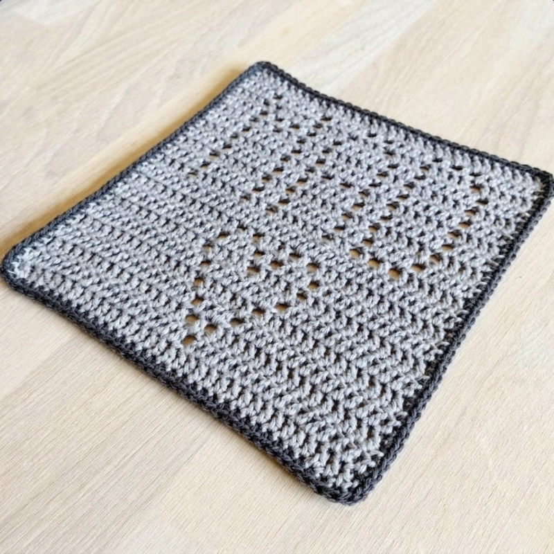 Karklud med skrift og hjerte (MAD)