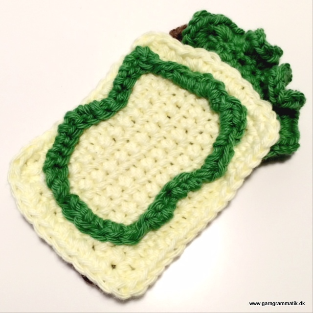 Rugbrødsmadder - hæklet legemad