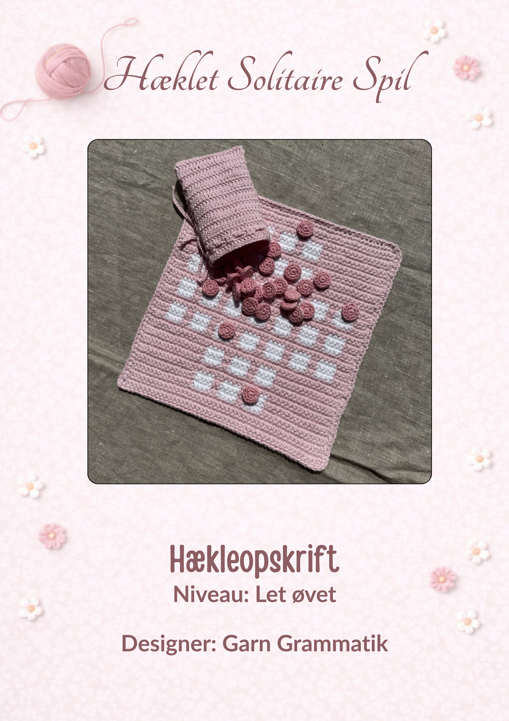 Opskriftssamling: 3 hæklede spil