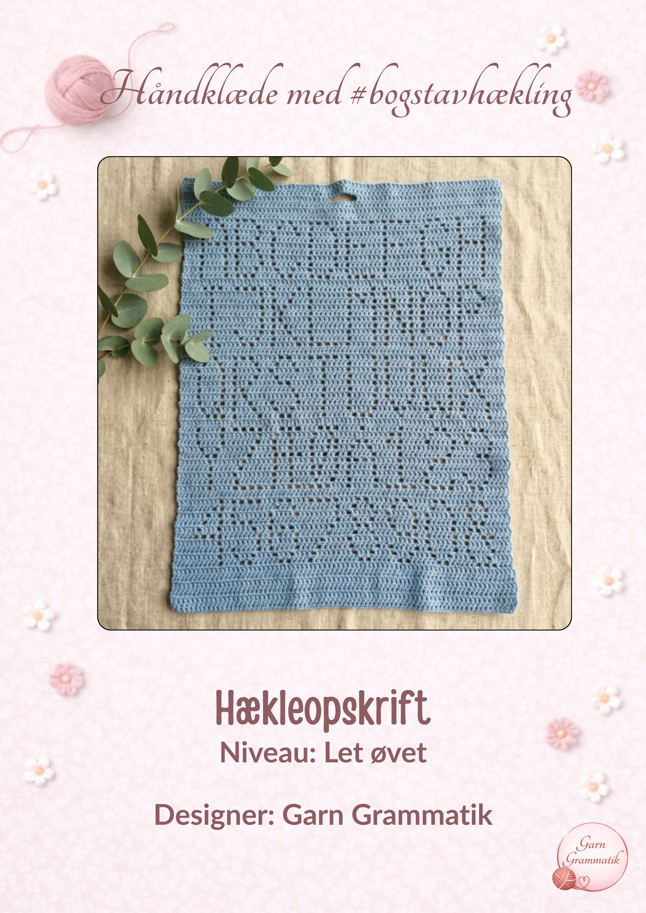 #bogstavhækling (lær at hækle bogstaver)