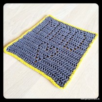 Karklud med skrift og hjerte (Mad)